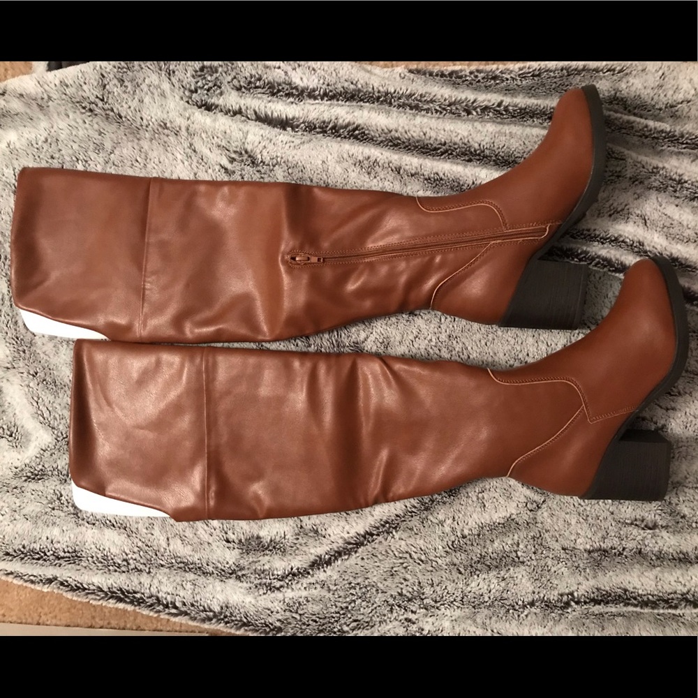 Brown Over the Knee Boots
